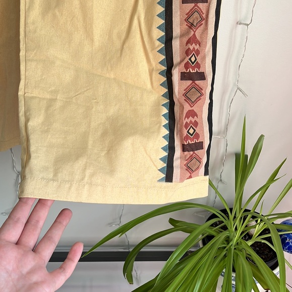 BOHO Cotton/Linen Straight Leg Pants - Picture 4 of 11